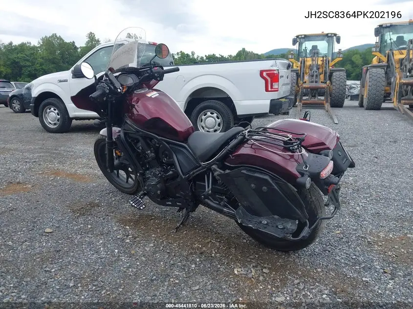2023 Honda Cmx1100 T VIN: JH2SC8364PK202196 Lot: 45441810
