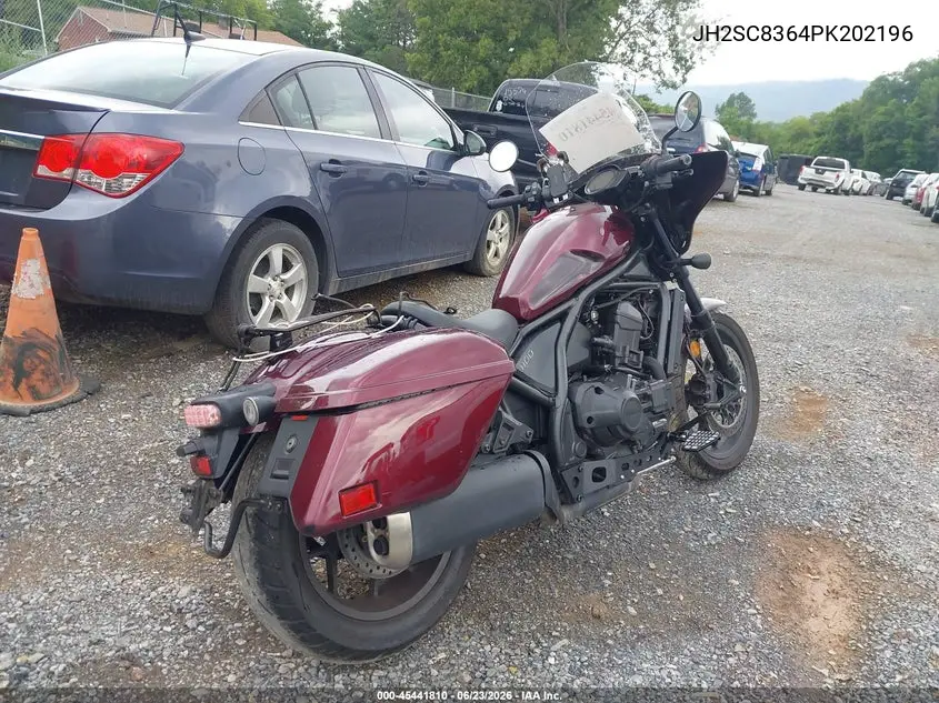 2023 Honda Cmx1100 T VIN: JH2SC8364PK202196 Lot: 45441810