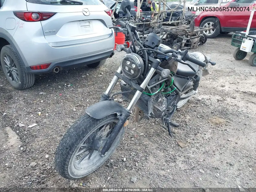 2024 Honda Cmx300 VIN: MLHNC5306R5700074 Lot: 44834158