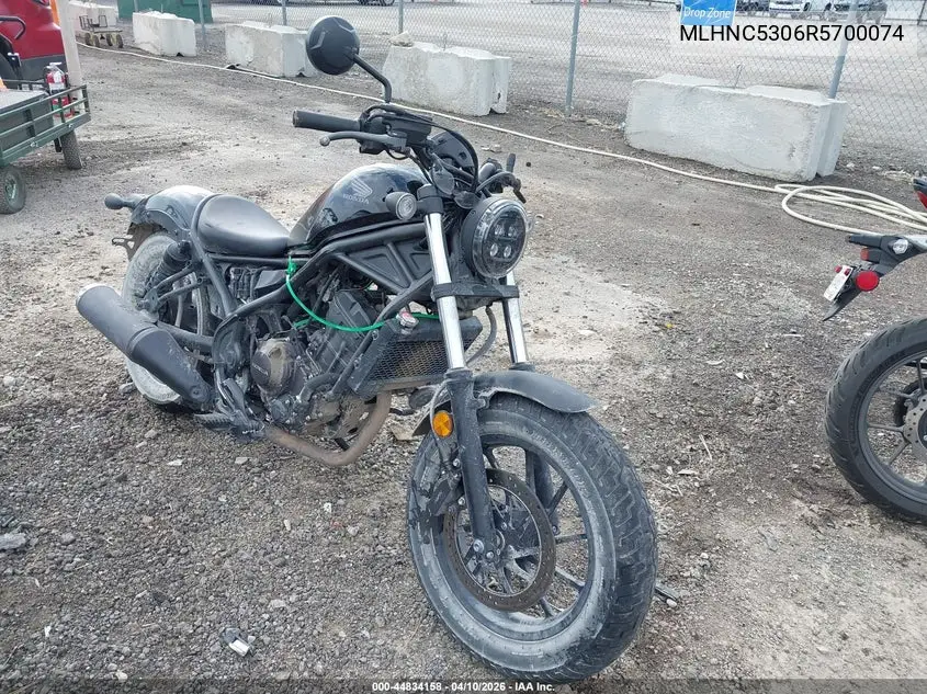 2024 Honda Cmx300 VIN: MLHNC5306R5700074 Lot: 44834158