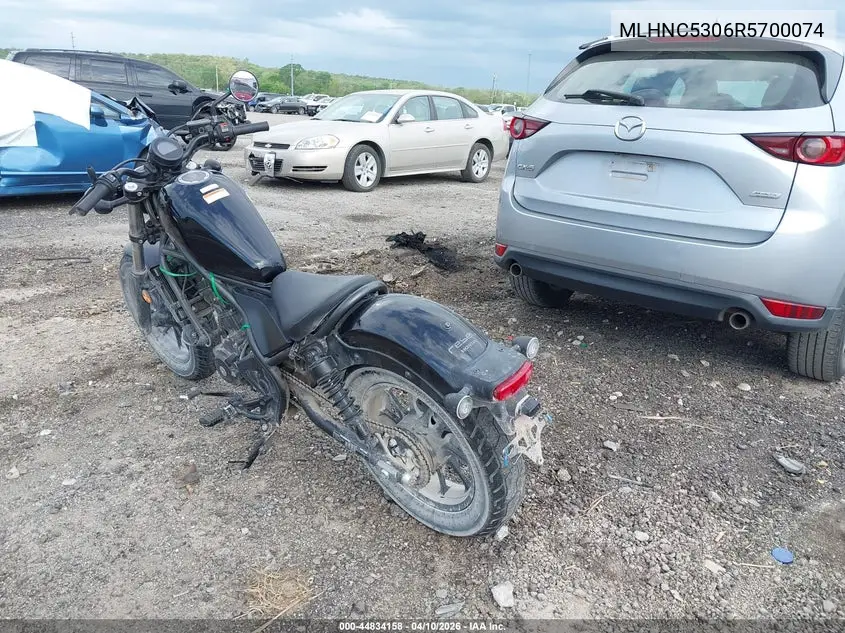 2024 Honda Cmx300 VIN: MLHNC5306R5700074 Lot: 44834158