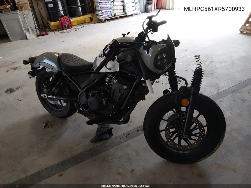 2024 Honda Cmx500 A2 VIN: MLHPC561XR5700933 Lot: 44872300