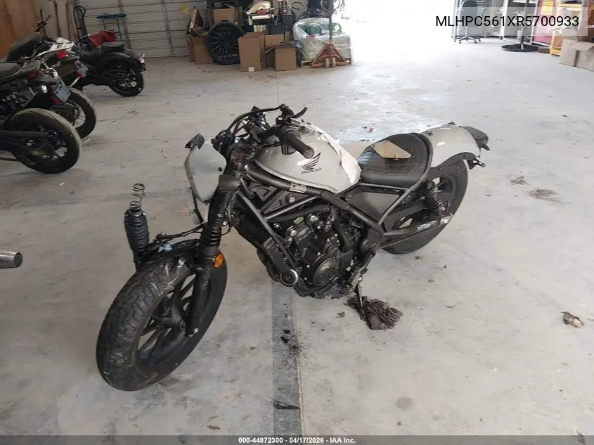 2024 Honda Cmx500 A2 VIN: MLHPC561XR5700933 Lot: 44872300