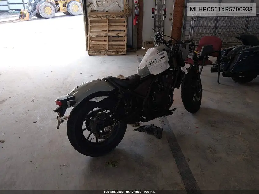 2024 Honda Cmx500 A2 VIN: MLHPC561XR5700933 Lot: 44872300