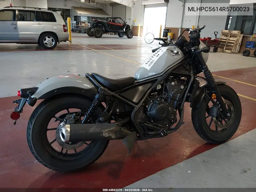 2024 Honda Cmx500 A2 VIN: MLHPC5614R5700023 Lot: 44943379