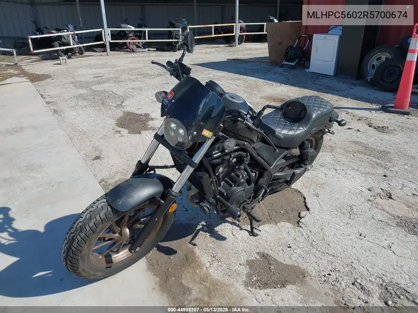2024 Honda Cmx500 VIN: MLHPC5602R5700674 Lot: 44998207