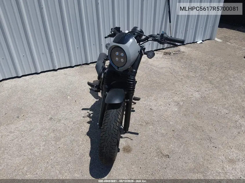 2024 Honda Cmx500 A2 VIN: MLHPC5617R5700081 Lot: 45053691