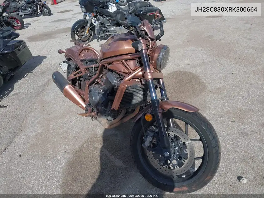 2024 Honda Cmx1100 A VIN: JH2SC830XRK300664 Lot: 45351085