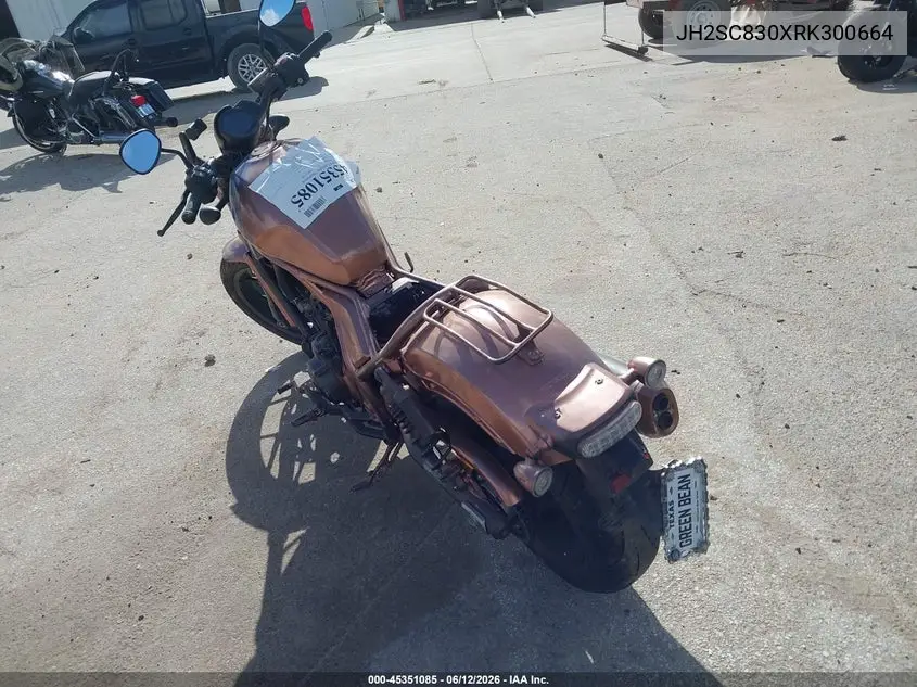 2024 Honda Cmx1100 A VIN: JH2SC830XRK300664 Lot: 45351085