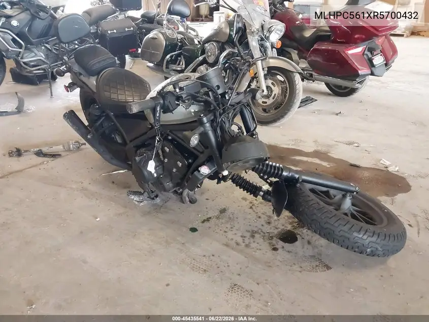 2024 Honda Cmx500 A2 VIN: MLHPC561XR5700432 Lot: 45435541