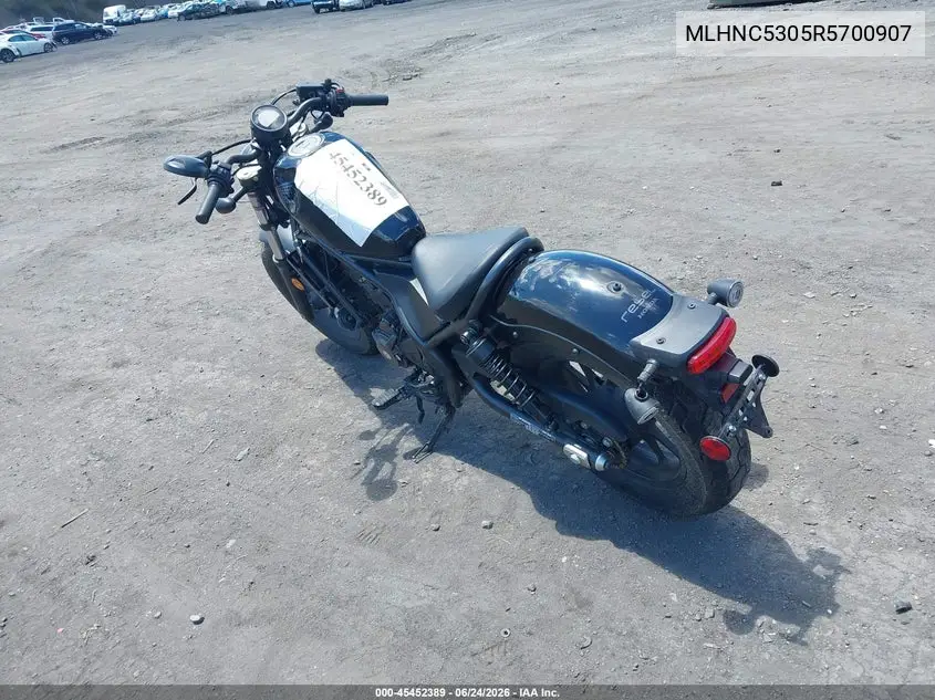 2024 Honda Cmx300 VIN: MLHNC5305R5700907 Lot: 45452389