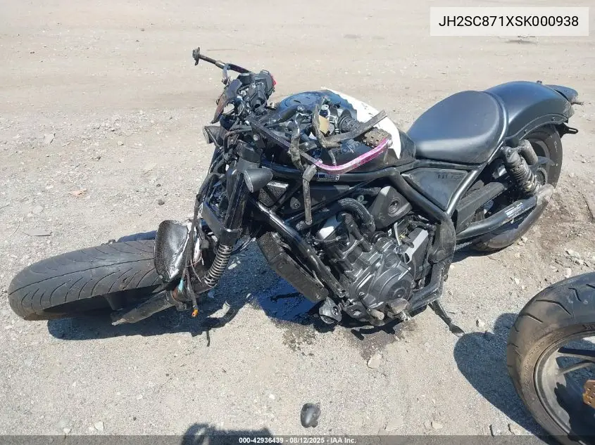 2025 Honda Cmx1100 A VIN: JH2SC871XSK000938 Lot: 42936439