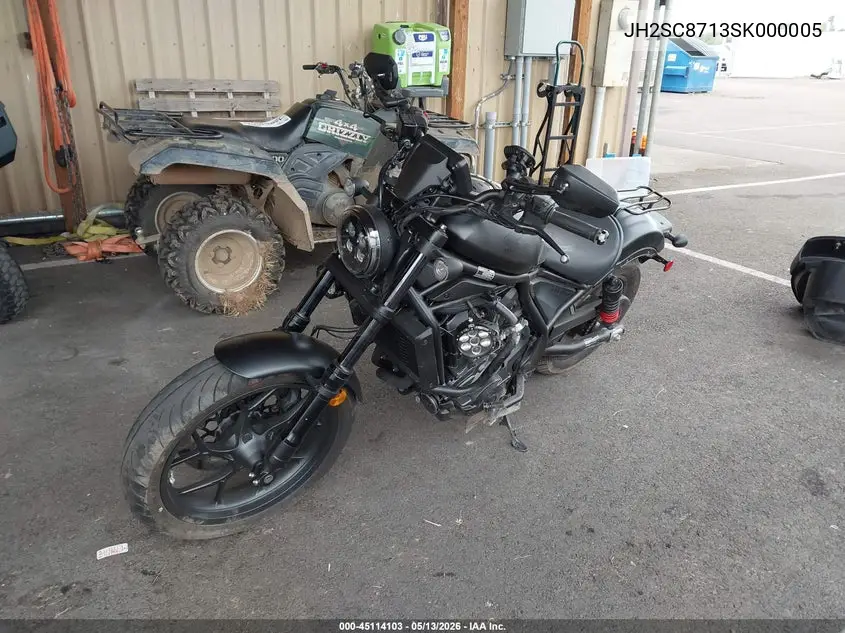 2025 Honda Cmx1100 A VIN: JH2SC8713SK000005 Lot: 45114103