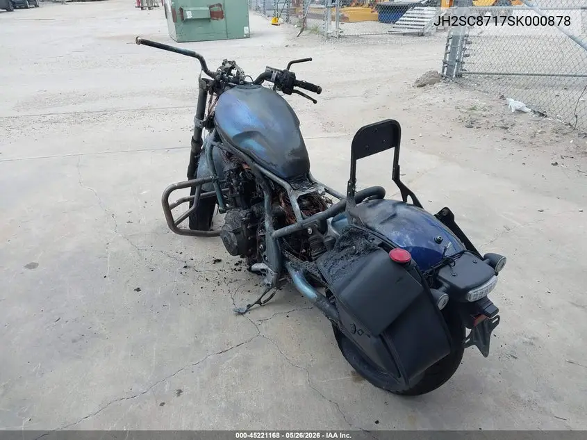 2025 Honda Cmx1100 A VIN: JH2SC8717SK000878 Lot: 45221168
