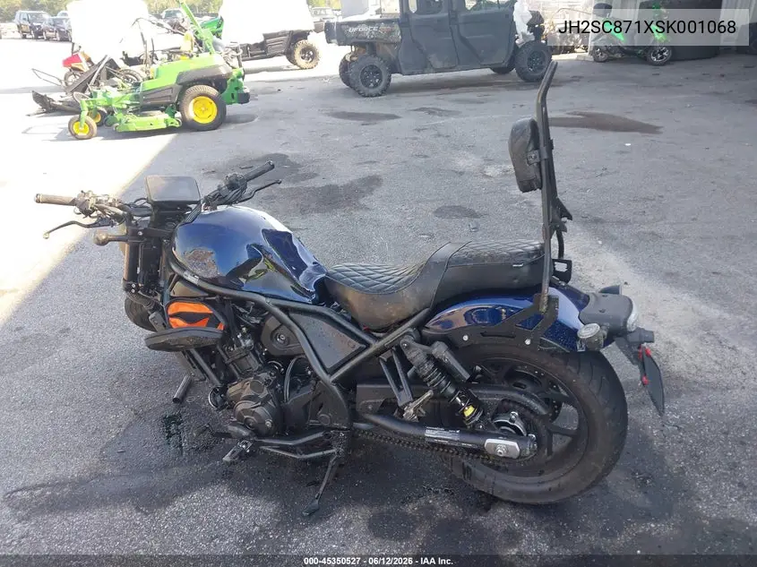 2025 Honda Cmx1100 A VIN: JH2SC871XSK001068 Lot: 45350527