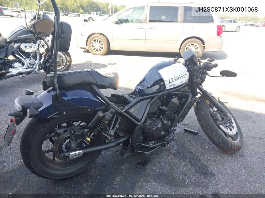 2025 Honda Cmx1100 A VIN: JH2SC871XSK001068 Lot: 45350527