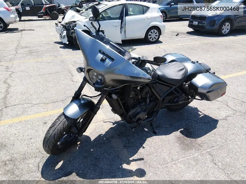 2025 Honda Cmx1100 A2 VIN: JH2SC8756SK000468 Lot: 45654756