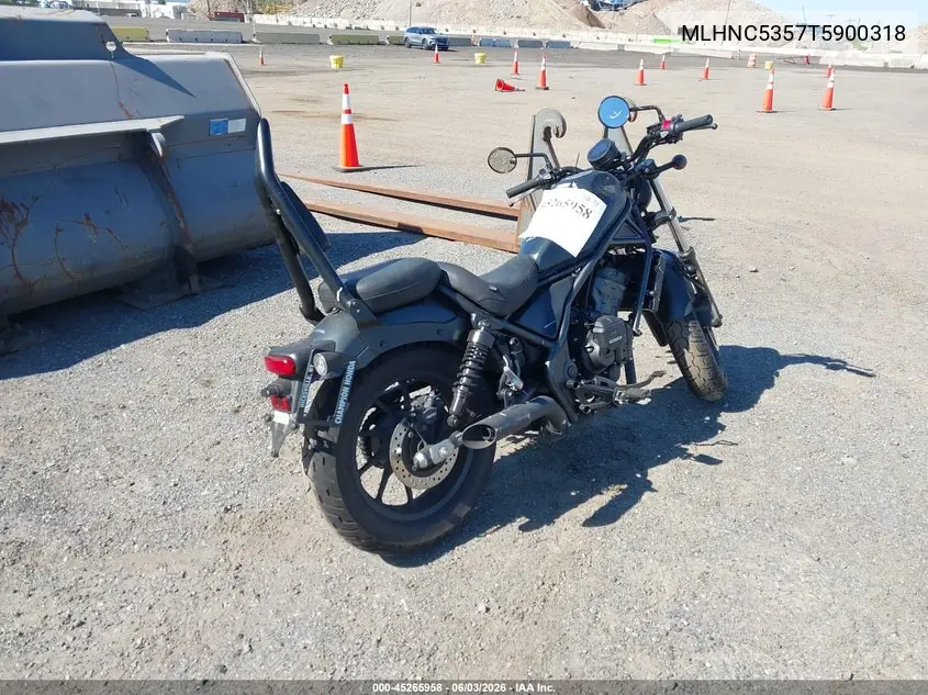 2026 Honda Cmx300 A VIN: MLHNC5357T5900318 Lot: 45265958