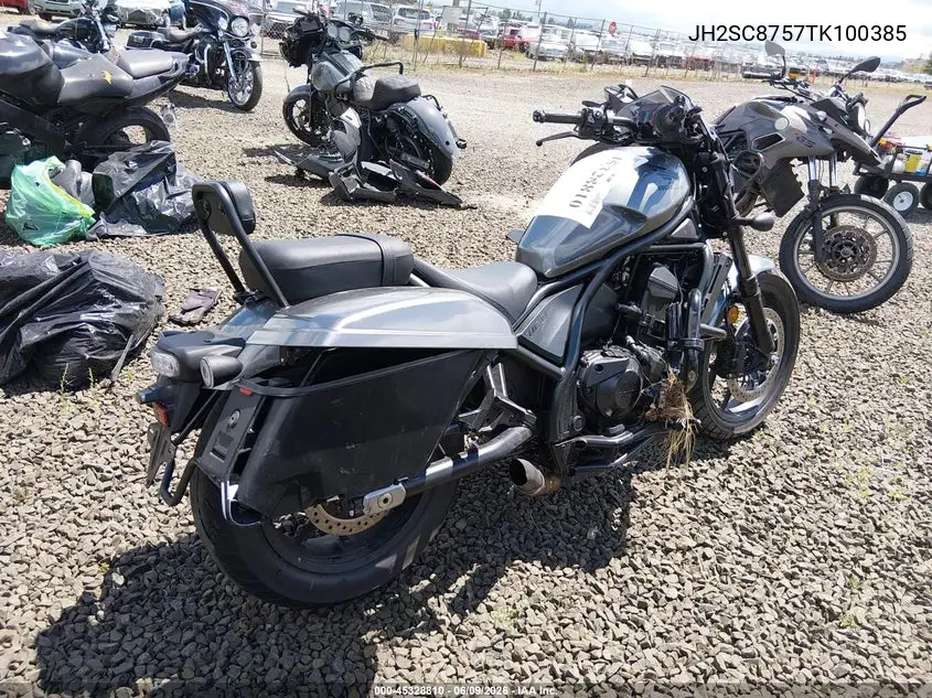 2026 Honda Cmx1100 A2 VIN: JH2SC8757TK100385 Lot: 45328810