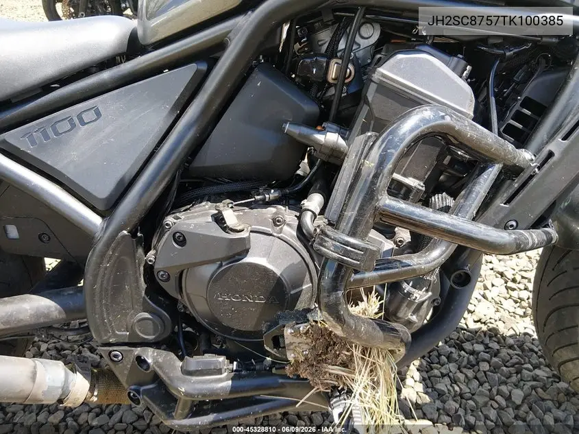 2026 Honda Cmx1100 A2 VIN: JH2SC8757TK100385 Lot: 45328810
