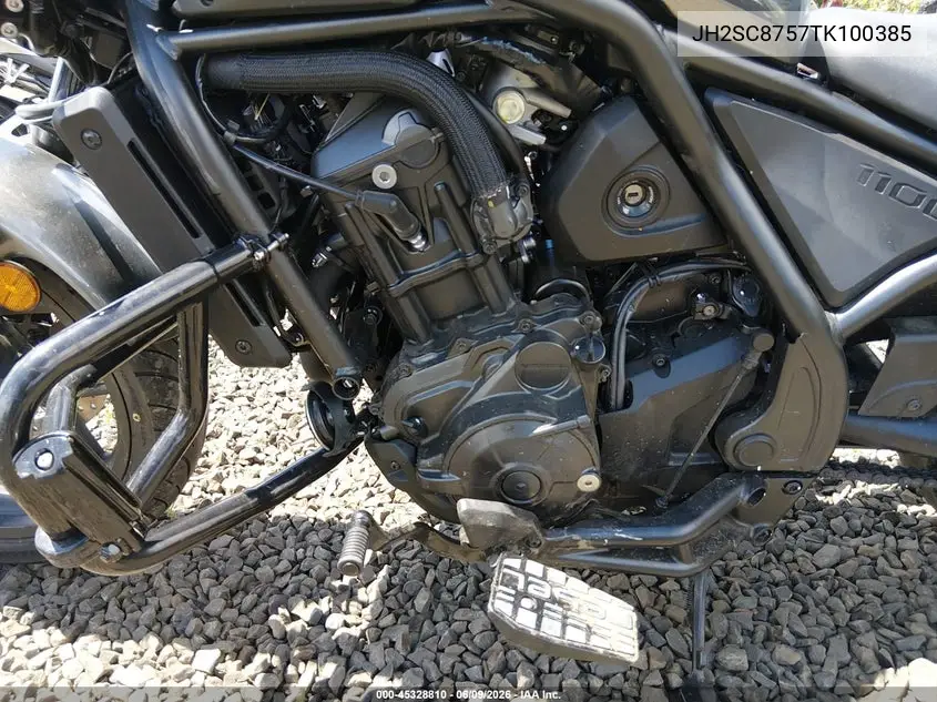 2026 Honda Cmx1100 A2 VIN: JH2SC8757TK100385 Lot: 45328810