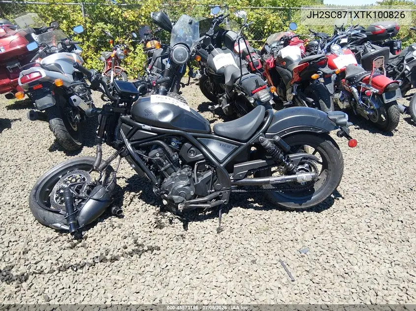 2026 Honda Cmx1100 A VIN: JH2SC871XTK100826 Lot: 45573156