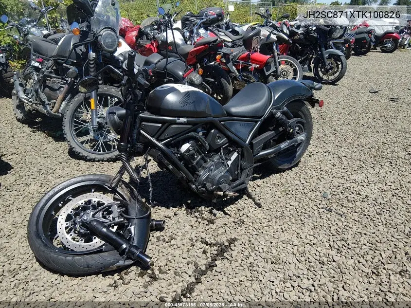 2026 Honda Cmx1100 A VIN: JH2SC871XTK100826 Lot: 45573156