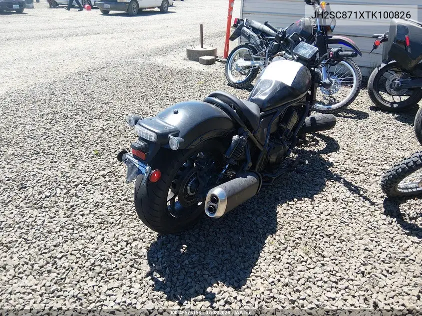 2026 Honda Cmx1100 A VIN: JH2SC871XTK100826 Lot: 45573156