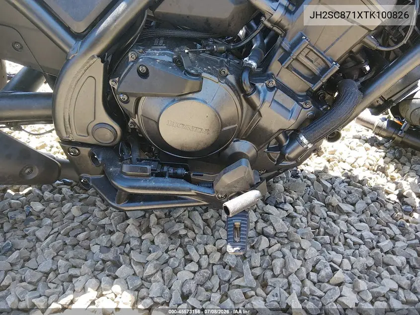 2026 Honda Cmx1100 A VIN: JH2SC871XTK100826 Lot: 45573156
