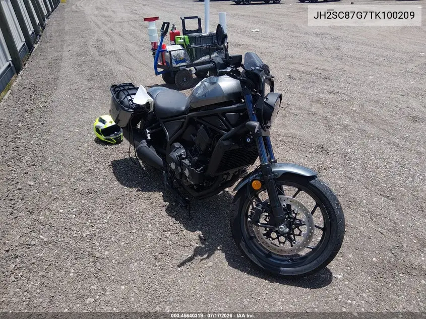 2026 Honda Cmx1100 D2 VIN: JH2SC87G7TK100209 Lot: 45640319