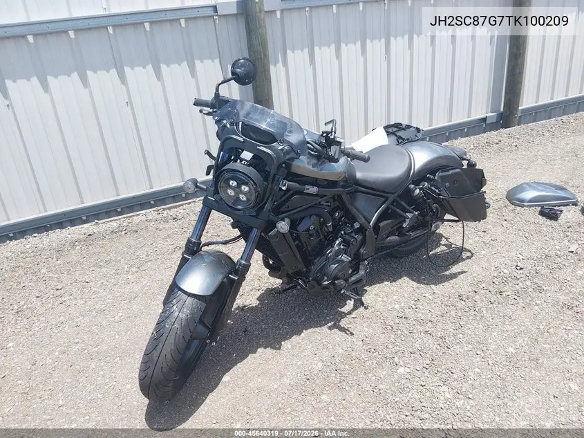 2026 Honda Cmx1100 D2 VIN: JH2SC87G7TK100209 Lot: 45640319