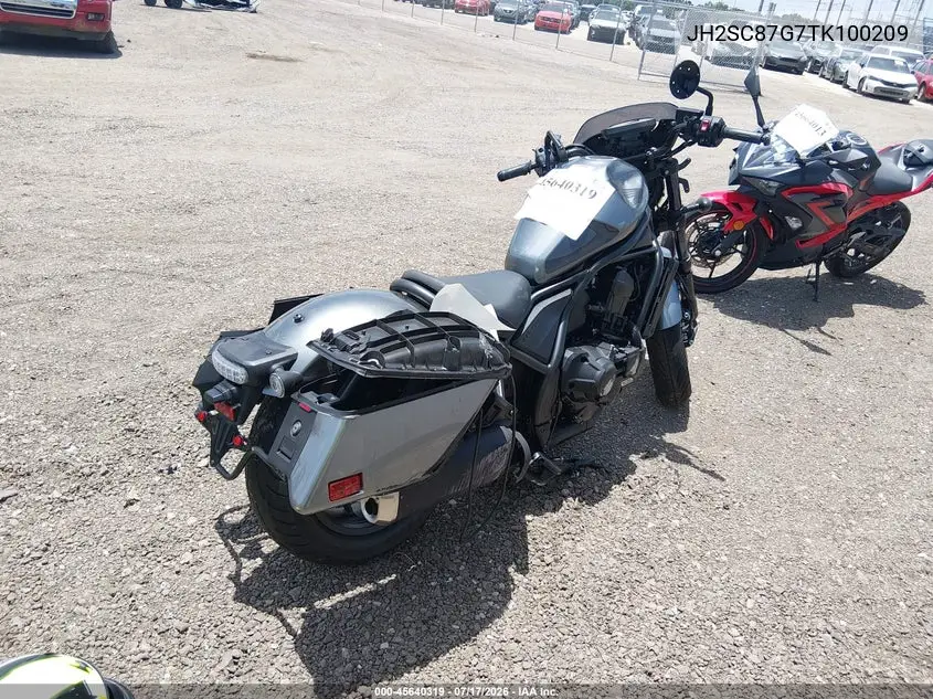 2026 Honda Cmx1100 D2 VIN: JH2SC87G7TK100209 Lot: 45640319
