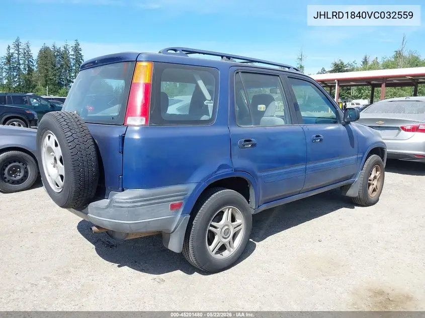 1997 Honda Cr-V VIN: JHLRD1840VC032559 Lot: 45201480