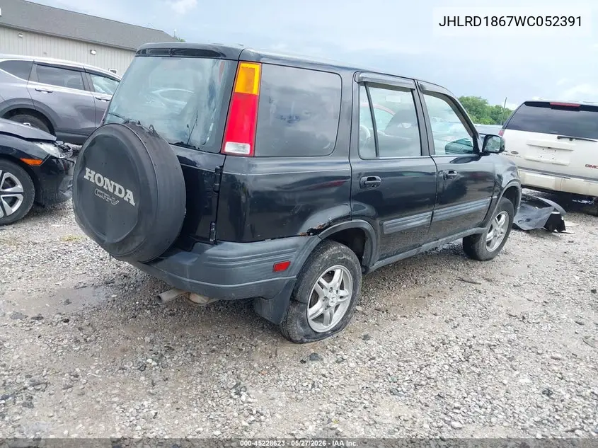 1998 Honda Cr-V Ex VIN: JHLRD1867WC052391 Lot: 45228623
