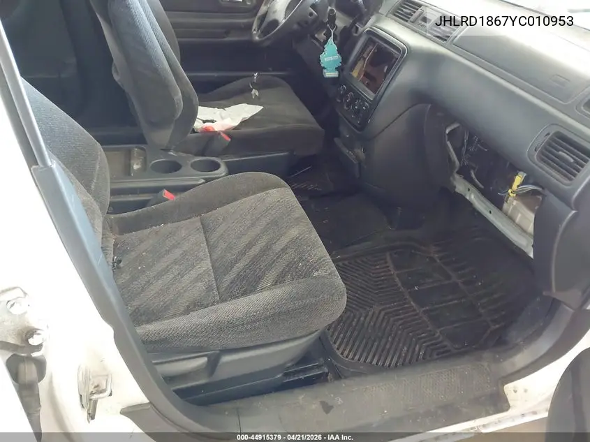 2000 Honda Cr-V Ex VIN: JHLRD1867YC010953 Lot: 44915379