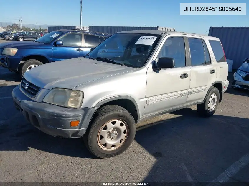 JHLRD28451S005640 2001 Honda Cr-V Lx