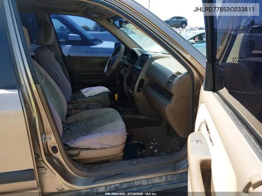 2003 Honda Cr-V Ex VIN: JHLRD77853C033811 Lot: 45661935