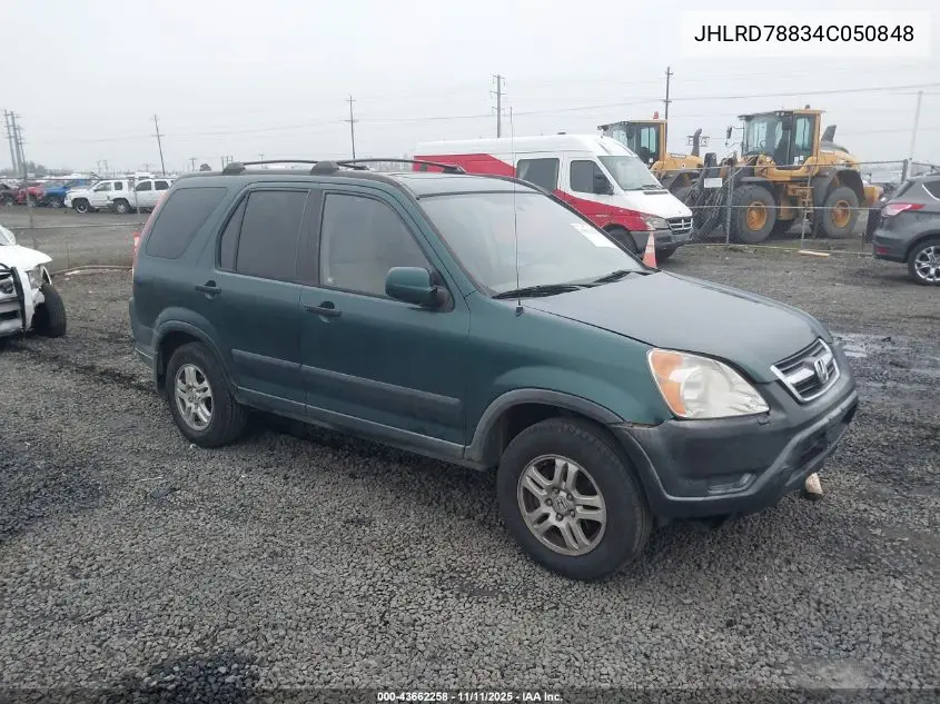JHLRD78834C050848 2004 Honda Cr-V Ex