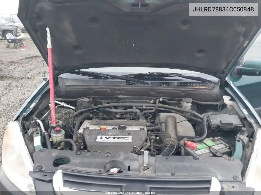 JHLRD78834C050848 2004 Honda Cr-V Ex