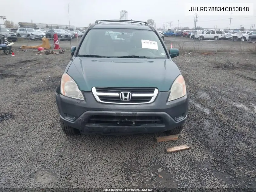 JHLRD78834C050848 2004 Honda Cr-V Ex