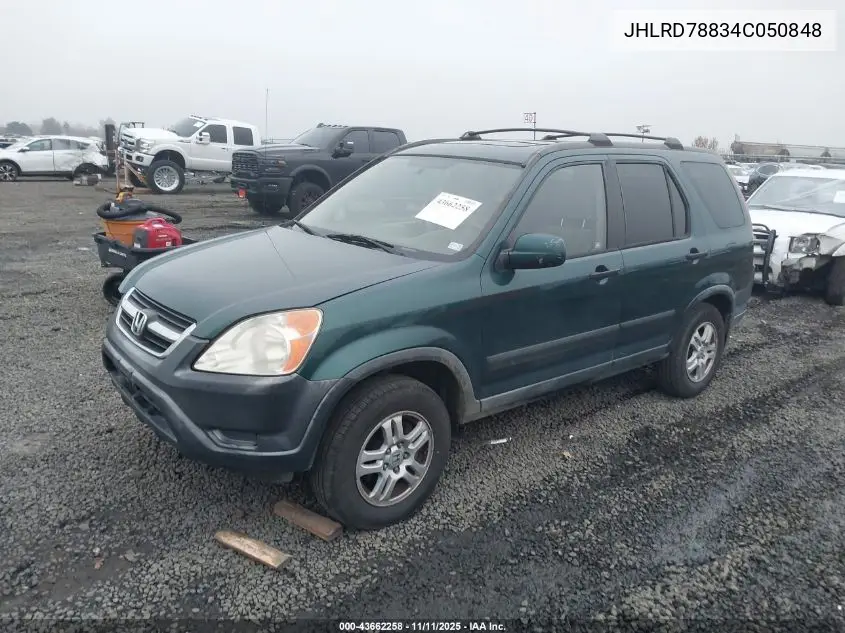 JHLRD78834C050848 2004 Honda Cr-V Ex