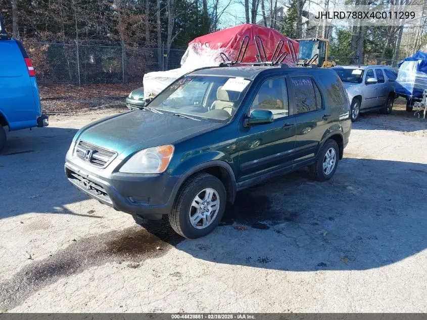 JHLRD788X4C011299 2004 Honda Cr-V Ex