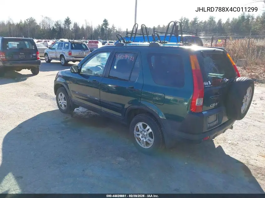 JHLRD788X4C011299 2004 Honda Cr-V Ex
