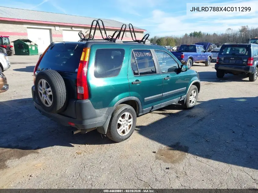 JHLRD788X4C011299 2004 Honda Cr-V Ex