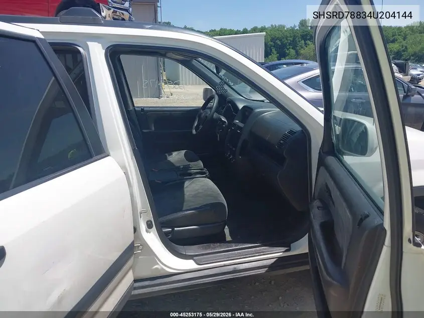 2004 Honda Cr-V Ex VIN: SHSRD78834U204144 Lot: 45253175