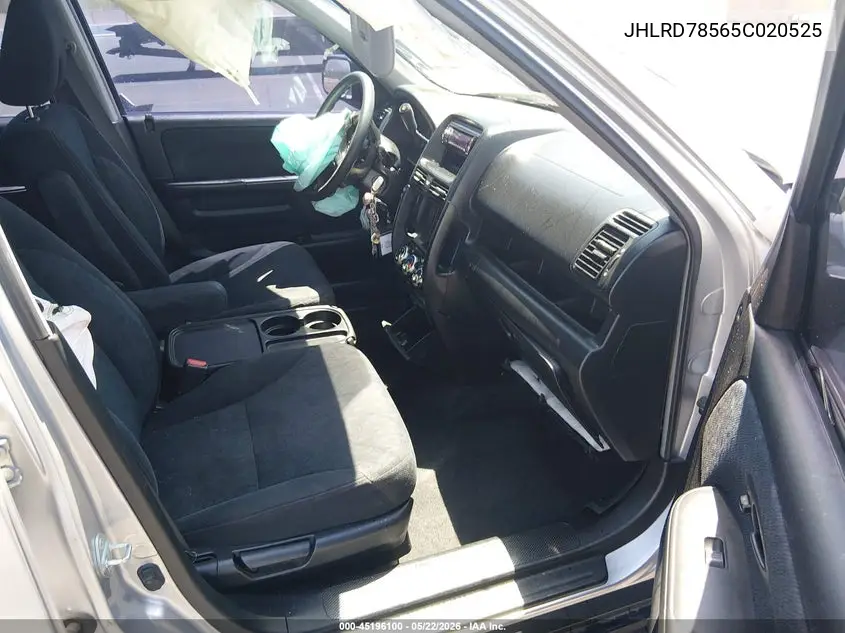 2005 Honda Cr-V Lx VIN: JHLRD78565C020525 Lot: 45196100