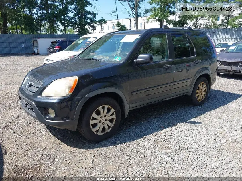 2006 Honda Cr-V Se VIN: JHLRD78966C044280 Lot: 45665964
