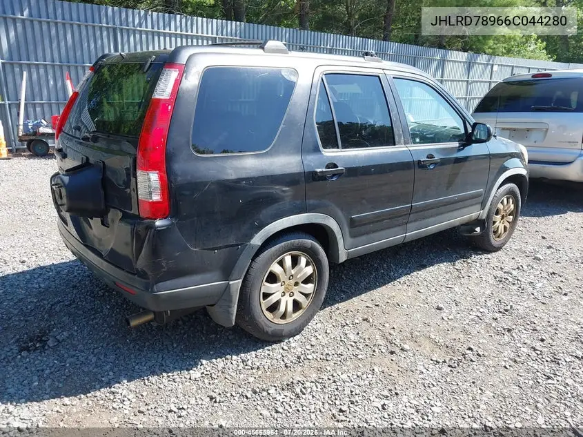 2006 Honda Cr-V Se VIN: JHLRD78966C044280 Lot: 45665964
