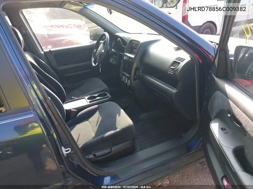 2006 Honda Cr-V Ex VIN: JHLRD78856C009382 Lot: 45693524