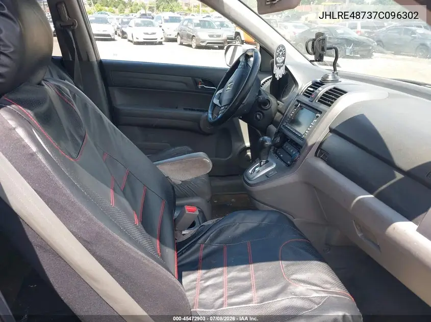 2007 Honda Cr-V Ex-L VIN: JHLRE48737C096302 Lot: 45472903
